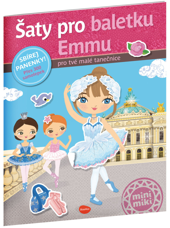 Šaty pro baletku Emmu - kniha samolepek