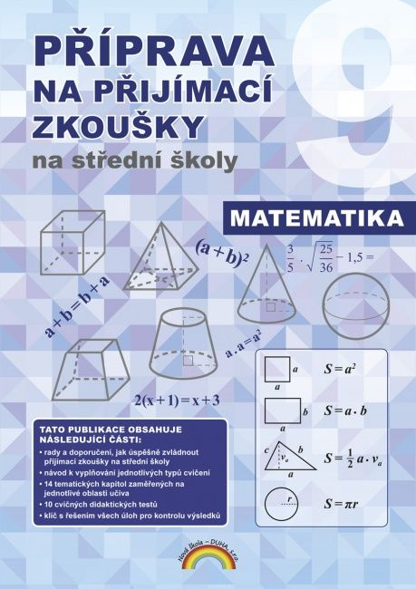 Příprava na přijímací zkoušky na střední školy Matematika Nakladatelství Nová škola Brno