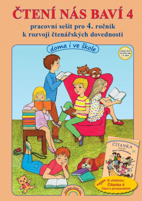 Čtení nás baví 4  ( 44-70) Nakladatelství Nová škola Brno