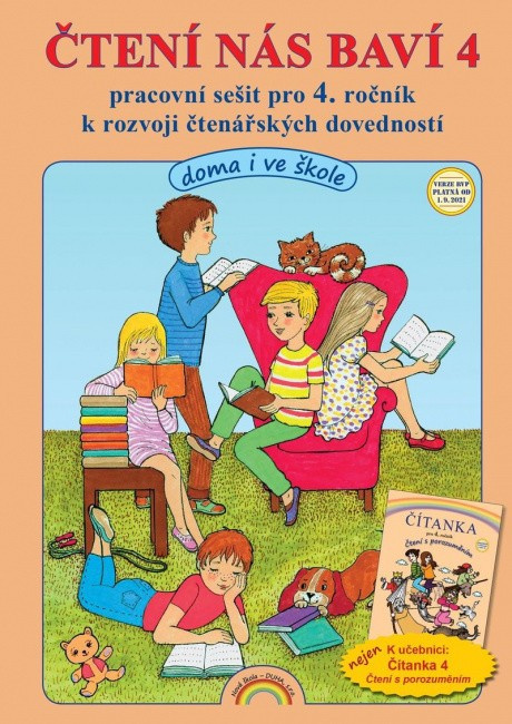 Čtení nás baví 4  ( 44-70) Nakladatelství Nová škola Brno