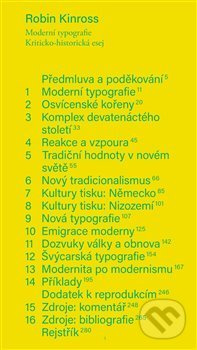 Moderní typografie - Robin Kinross