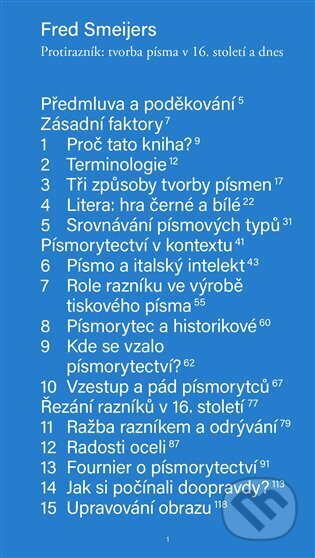 Protirazník: tvorba písma v 16. století a dnes - Fred Smeijers