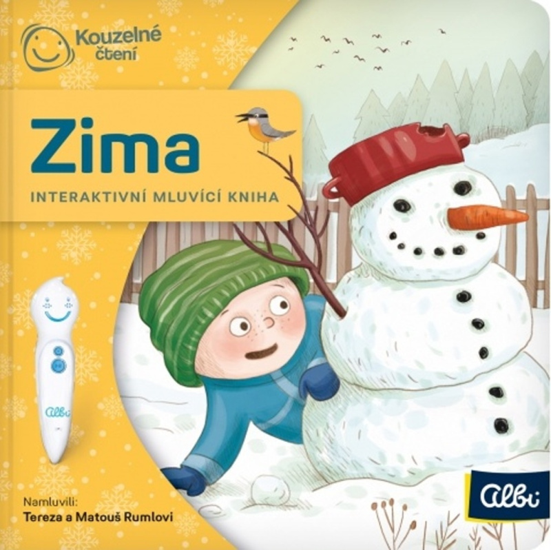 Kouzelné čtení - minikniha Zima