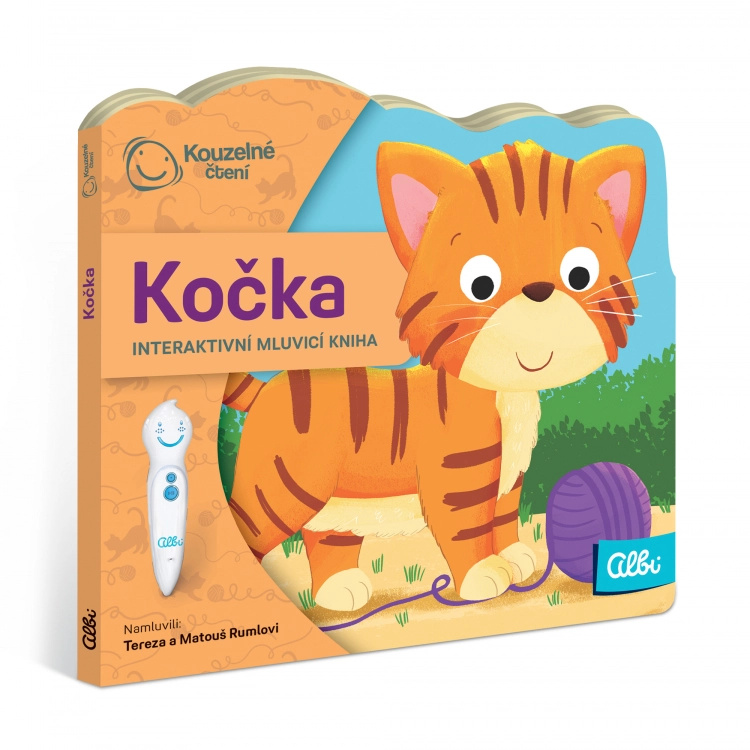 Kouzelné čtení - minikniha Kočka