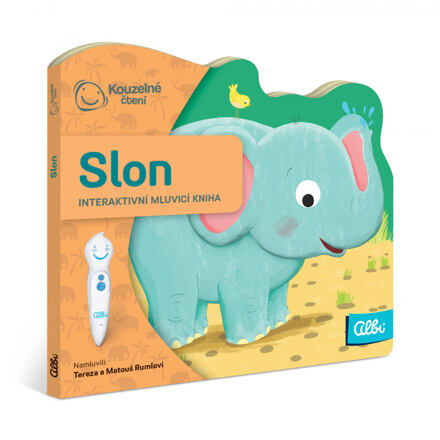 Kouzelné čtení - minikniha Slon