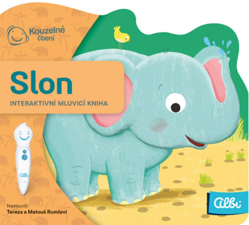 Kouzelné čtení - minikniha Slon