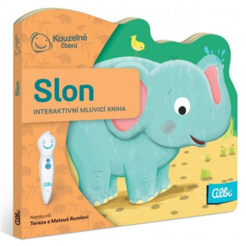 Kouzelné čtení - minikniha Slon