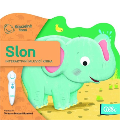 Kouzelné čtení - minikniha Slon