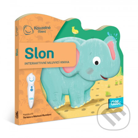Kouzelné čtení - minikniha Slon