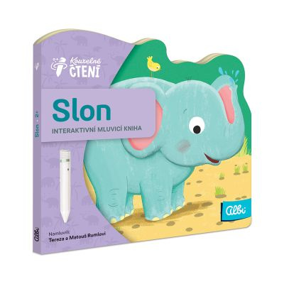 Kouzelné čtení - minikniha Slon