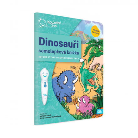 Kouzelné čtení - Samolepková knížka Dinosauři