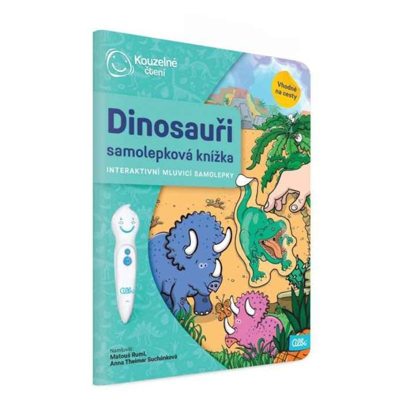 Kouzelné čtení - Samolepková knížka Dinosauři