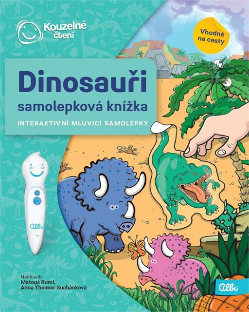 Kouzelné čtení - Samolepková knížka Dinosauři