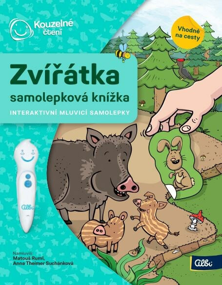 Kouzelné čtení - Samolepková knížka Zvířátka