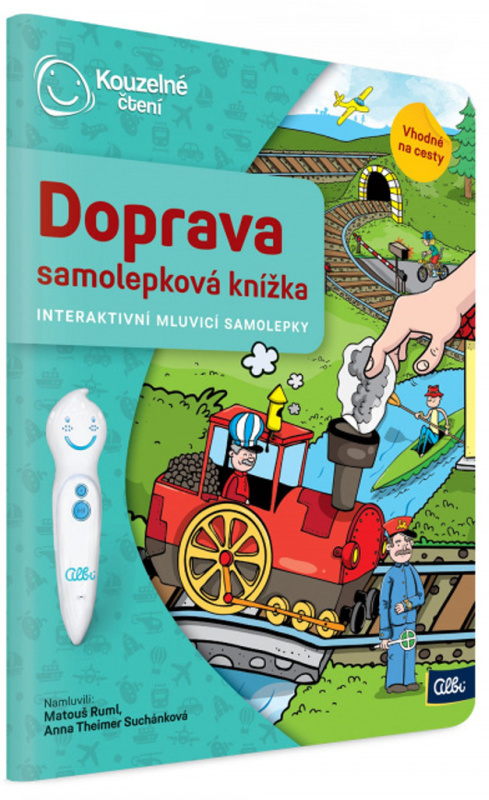 Kouzelné čtení - Samolepková knížka Doprava