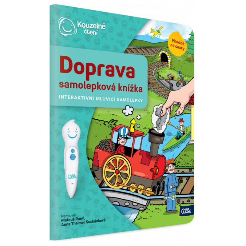 Kouzelné čtení - Samolepková knížka Doprava