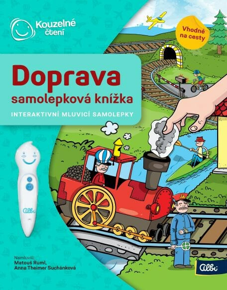 Kouzelné čtení - Samolepková knížka Doprava