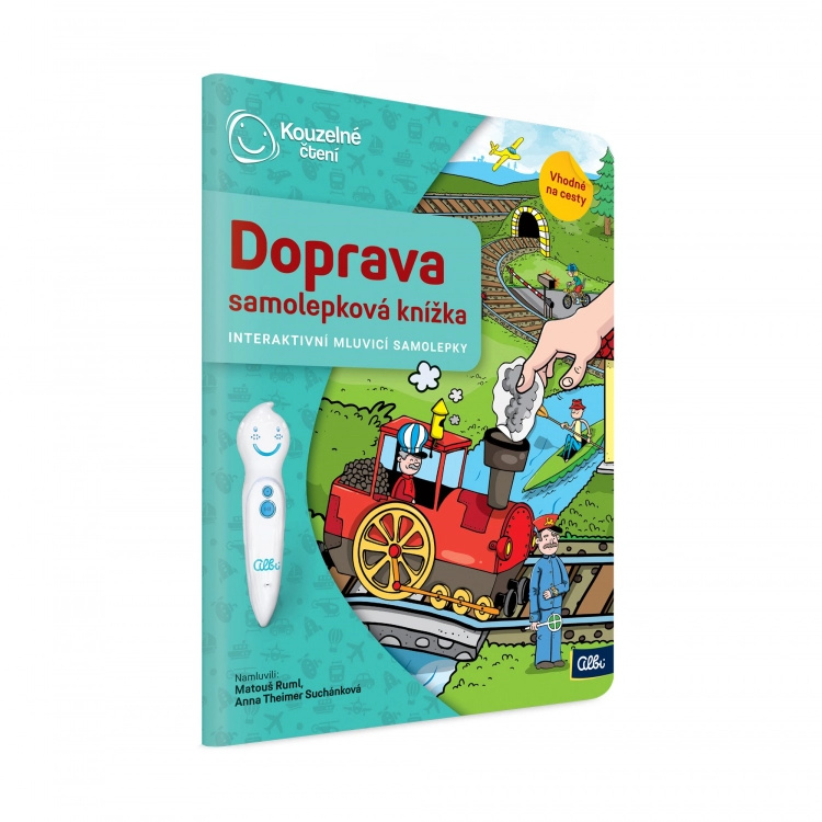 Kouzelné čtení - Samolepková knížka Doprava