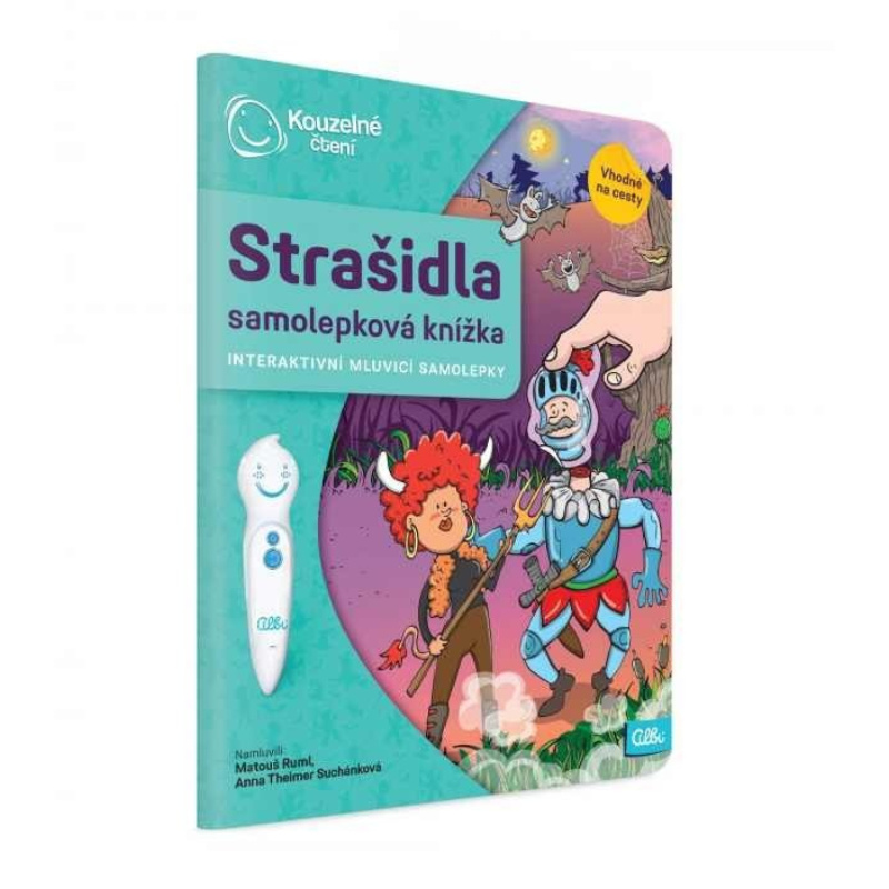 Kouzelné čtení - Samolepková knížka Strašidla