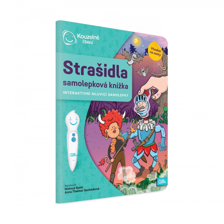 Kouzelné čtení - Samolepková knížka Strašidla