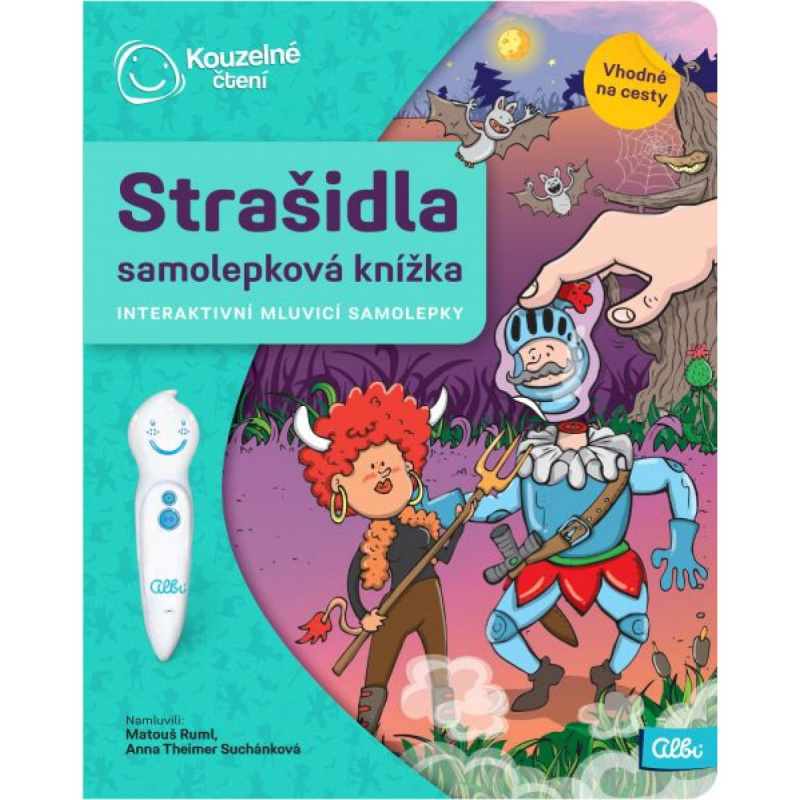 Kouzelné čtení - Samolepková knížka Strašidla
