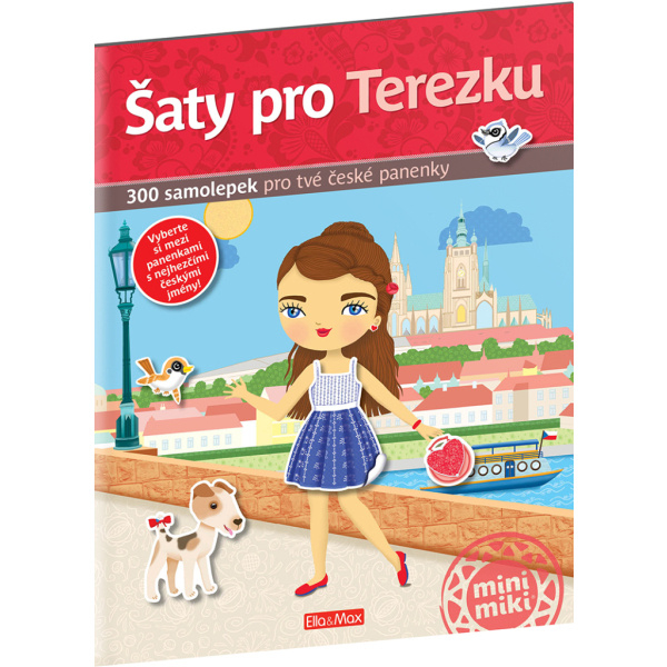 Šaty pro TEREZKU ─ Kniha samolepek