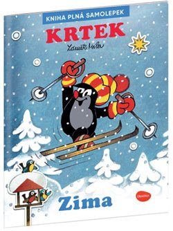 KRTEK a ZIMA  ─ Kniha samolepek