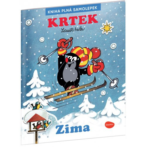 KRTEK a ZIMA  ─ Kniha samolepek