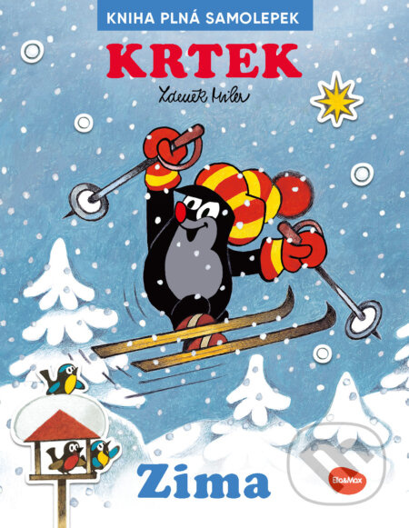 KRTEK a ZIMA  ─ Kniha samolepek