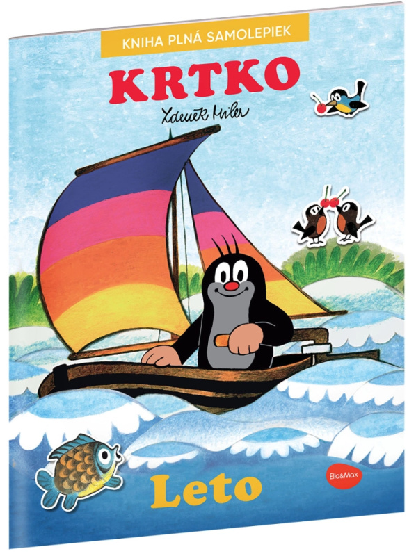 KRTKO a LETO Kniha samolepiek