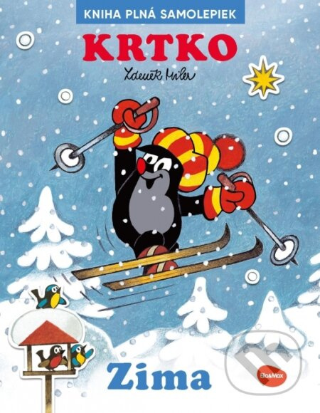 KRTKO a ZIMA  ─ Kniha samolepiek