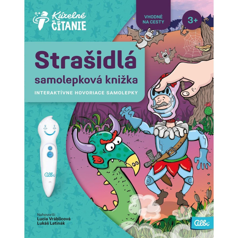 Albi Kouzelné čtení Samolepková knížka Strašidla SK
