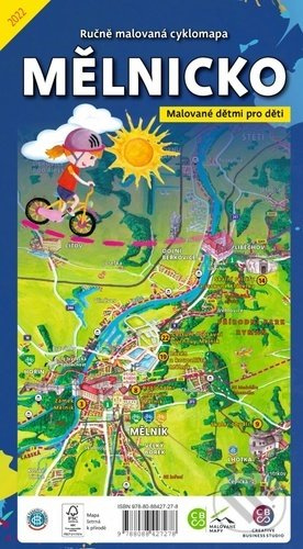 Ručně malovaná cyklomapa: Mělnicko (Malované dětmi pro děti) - kniha z kategorie Mapy Evropy