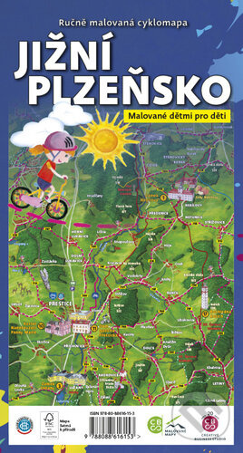 Ručně malovaná cyklomapa: Jižní Plzeňsko (Malované dětmi pro děti) - kniha z kategorie Mapy Evropy