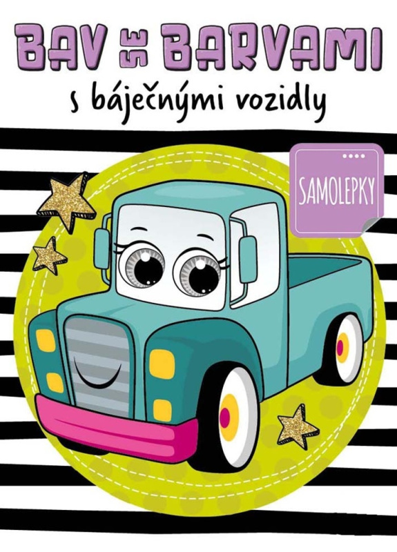 Bav se barvami s báječnými vozidly - kniha z kategorie Omalovánky