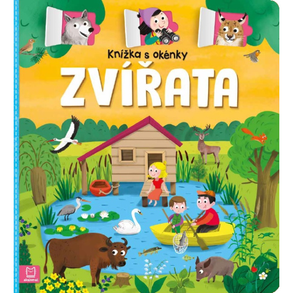 Knížka s okénky Zvířata Aksjomat s.r.o.