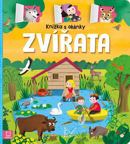 Knížka s okénky Zvířata Aksjomat s.r.o.