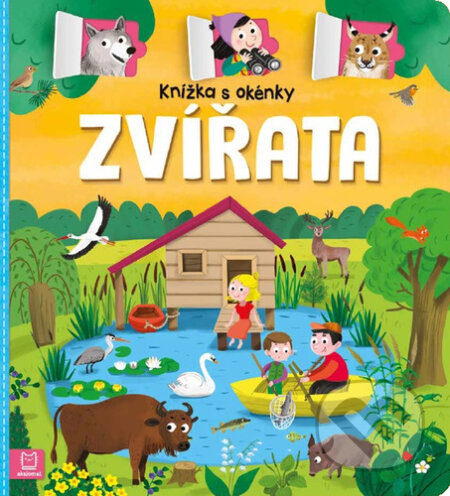 Knížka s okénky Zvířata Aksjomat s.r.o.