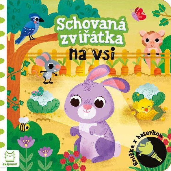 Schovaná zvířátka na vsi - Knížka s baterkou - Gražyna Wasilewicz
