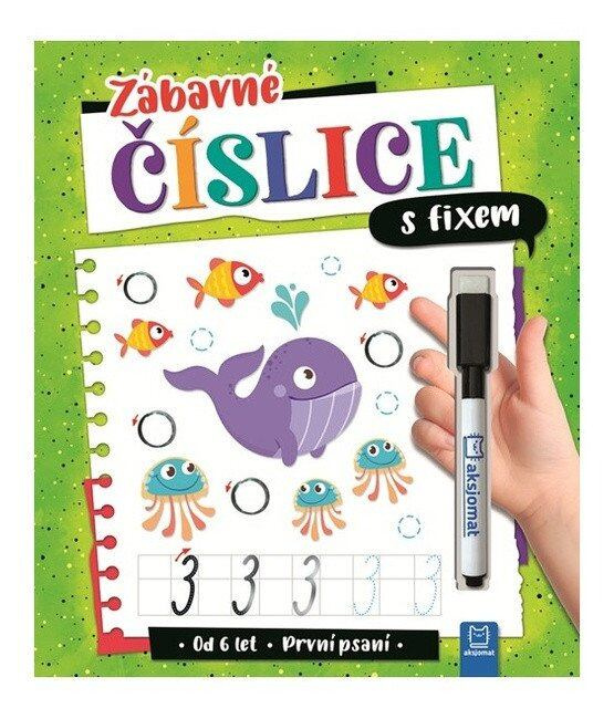 Zábavné číslice s fixem - První psaní