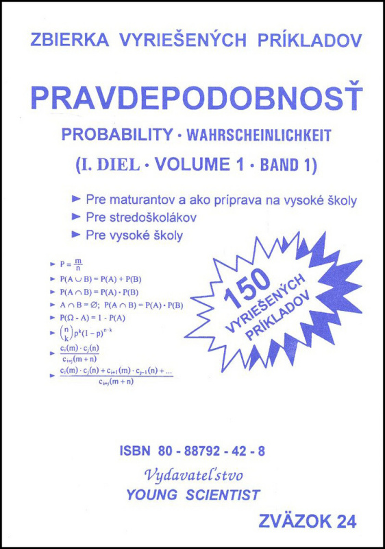 Pravdepodobnosť I (150 vyriešených príkladov) - kniha z kategorie Matematika