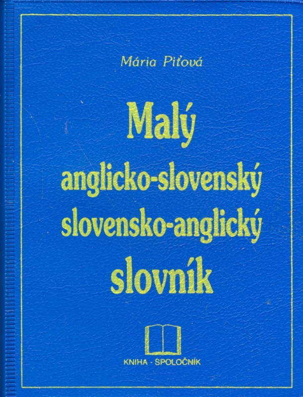 Malý anglicko-slovenský a slovensko-anglický slovník - kniha z kategorie Jazykové učebnice a slovníky