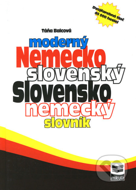 Moderný nemecko-slovenský a slovensko-nemecký slovník - kniha z kategorie Jazykové učebnice a slovníky
