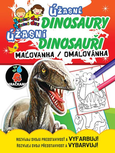 Úžasné dinosaury Úžasní dinosauři maľovanka