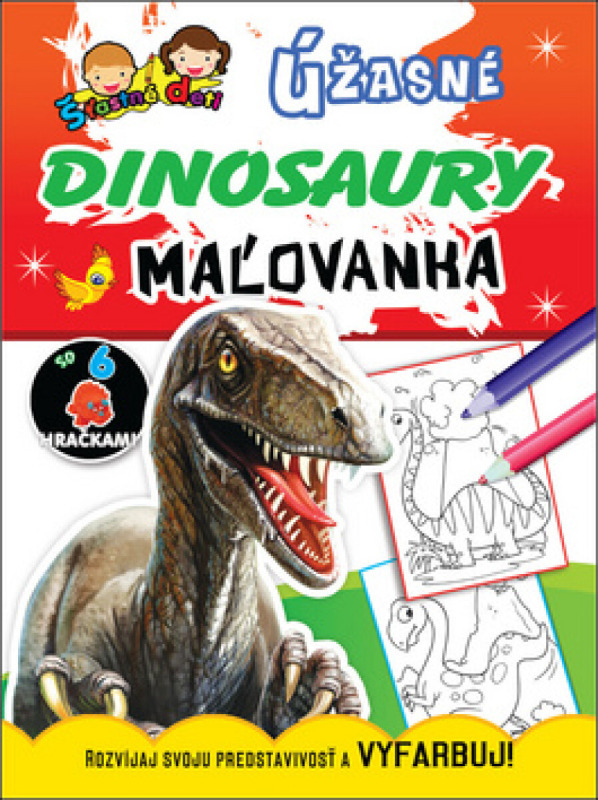 Úžasné dinosaury Úžasní dinosauři maľovanka