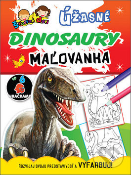 Úžasné dinosaury Úžasní dinosauři maľovanka