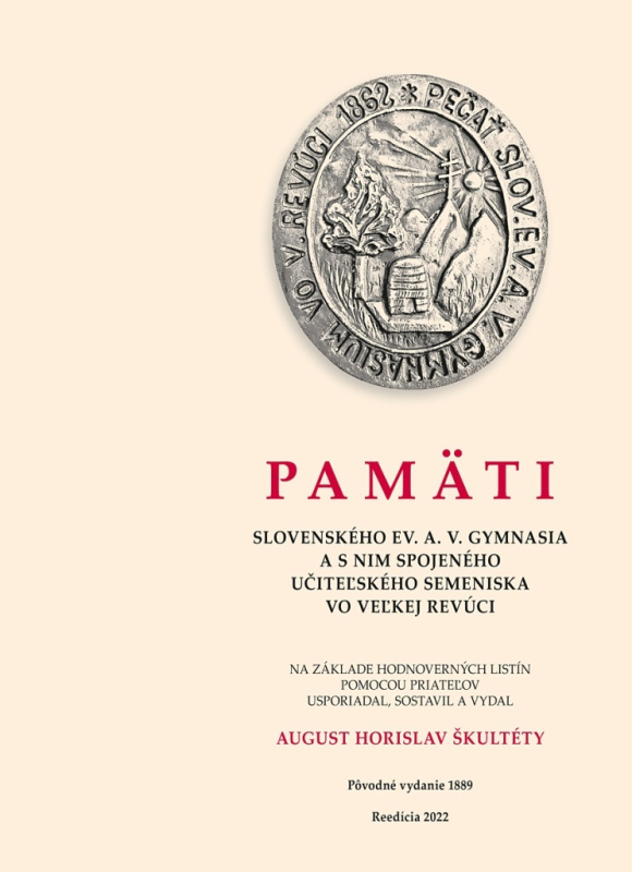 Pamäti slovenského evanjelického A.V. gymnasia vo Veľkej Revúci - kniha z kategorie Historie