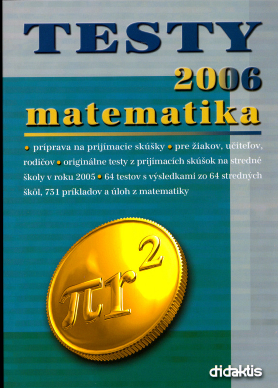 Testy 2006 matematika - kniha z kategorie 2. stupeň