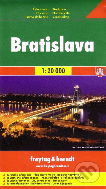 Bratislava 1:20 000 (Plán mesta - platná do roku 2022)
