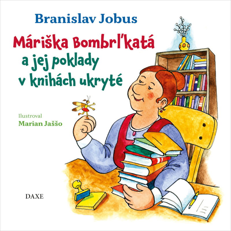 Máriška Bombrľkatá a jej poklady v knihách ukryté - Branislav Jobus, Marian Jaššo (ilustrátor) - kniha z kategorie Beletrie pro děti